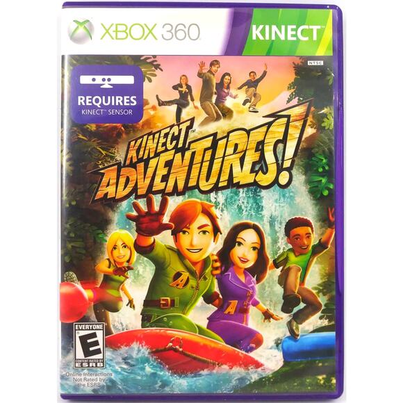 X Box 360 Kinect Adventures! game pre owned - Picture 1 of 4